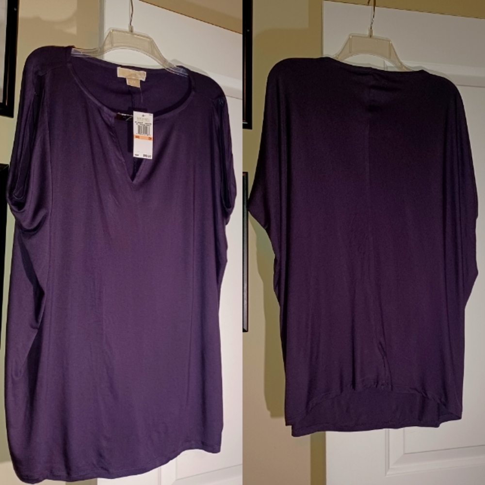 Michael Kors Peep Shoulder Top